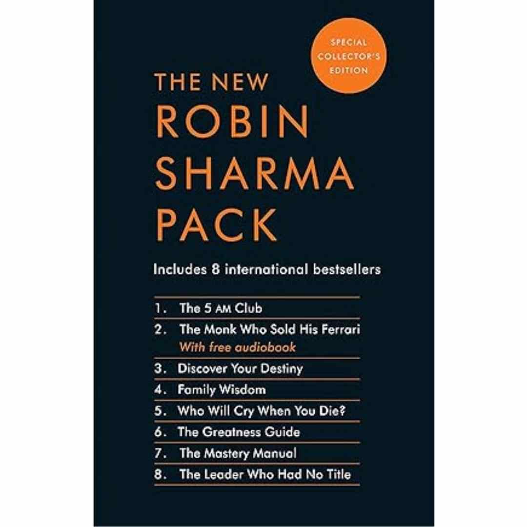 The New Robin Sharma Pack (8 books) by Robin Sharma - Brilliant Books