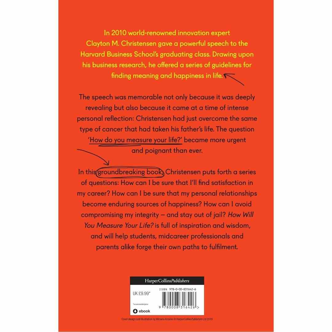 How Will You Measure Your Life? by Clayton Christensen, James Allworth, Karen Dillon - Brilliant Books