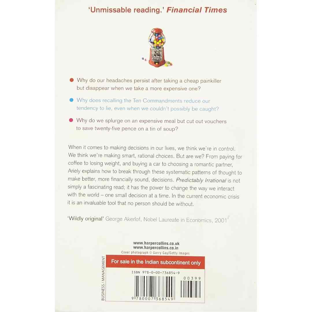 Predictably Irrational: The Hidden Forces that Shape Our Decisions by Dan Ariely - Brilliant Books