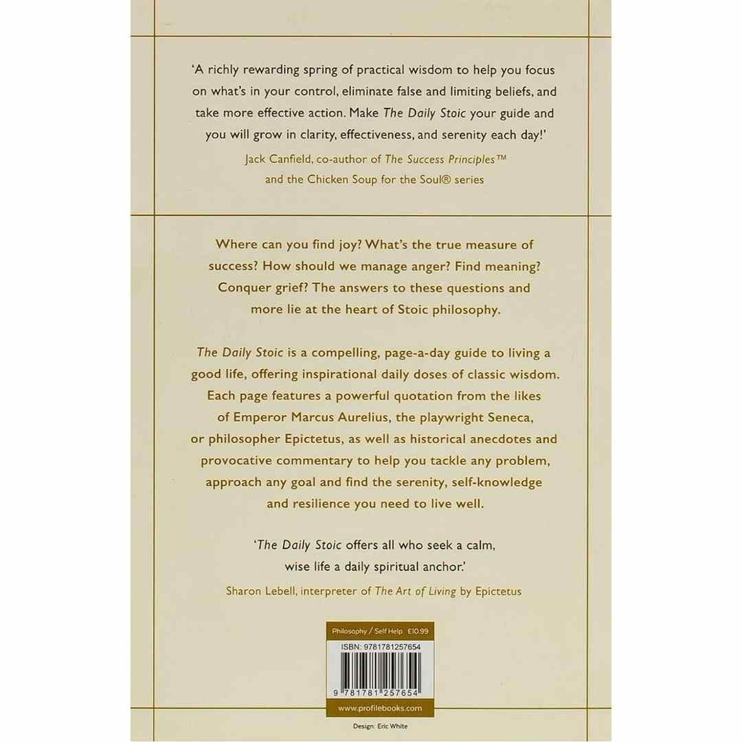 The Daily Stoic: 366 Meditations on Wisdom, Perseverance, and the Art of Living by Ryan Holiday and Stephen Hanselman - Brilliant Books