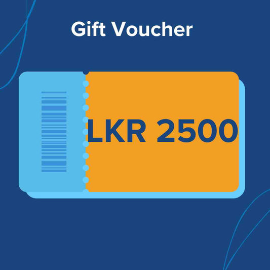 LKR 2500 Gift Card - Brilliant Books