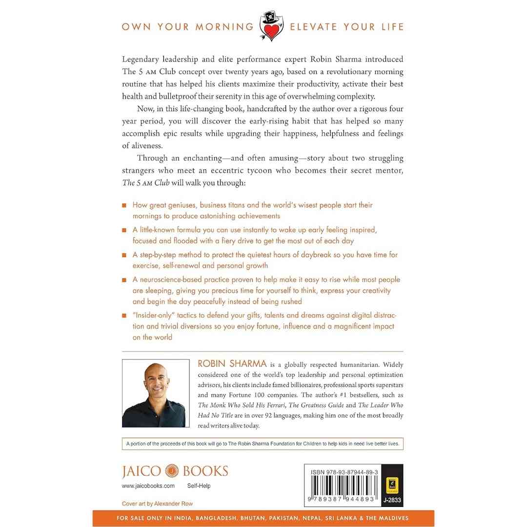 The 5 AM Club by Robin Sharma - Brilliant Books