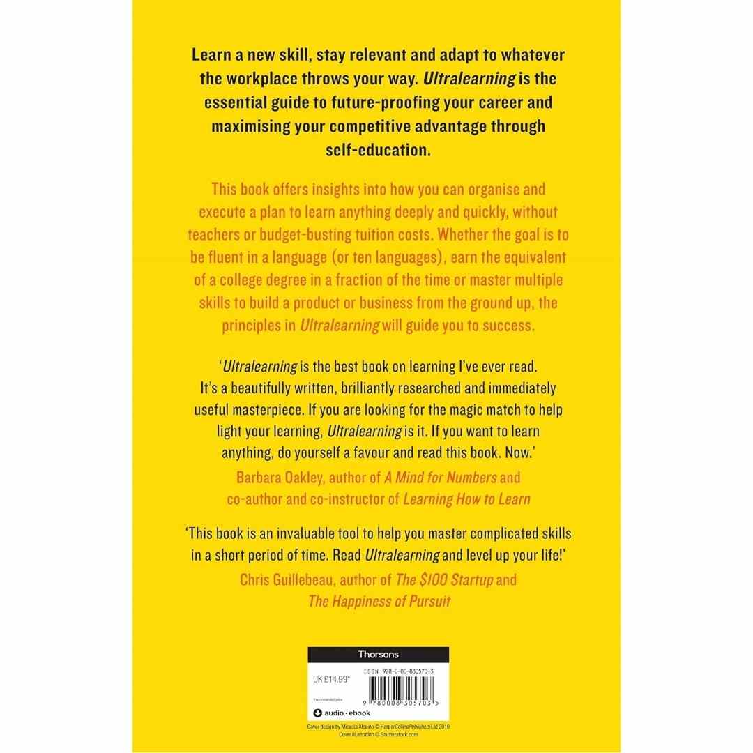 Ultralearning: Accelerate Your Career, Master Hard Skills and Outsmart the Competition by Scott H. Young - Brilliant Books