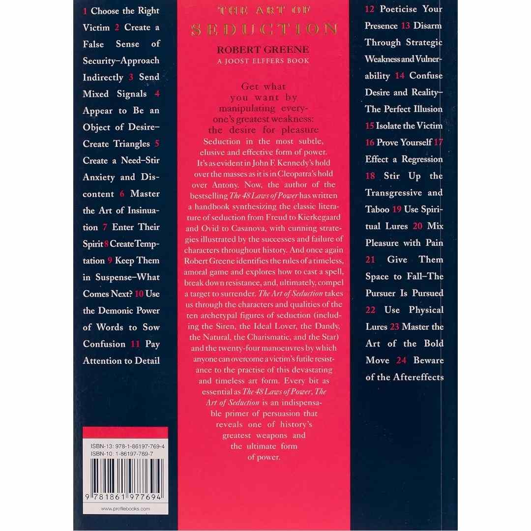 The Art of Seduction by Robert Greene - Brilliant Books