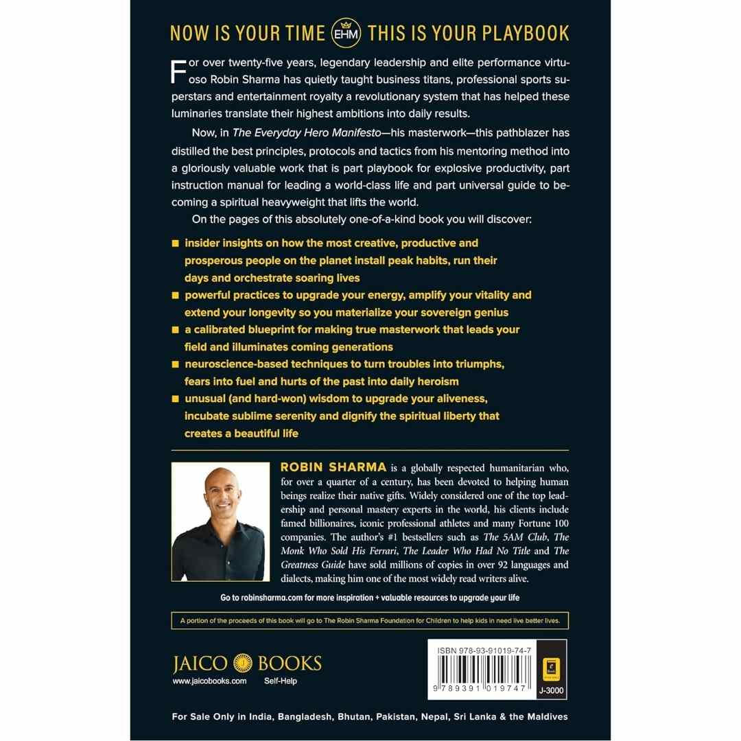 The Everyday Hero Manifesto by Robin Sharma - Brilliant Books