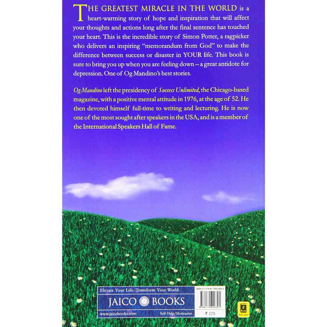 The Greatest Miracle in the World by Og Mandino - Brilliant Books