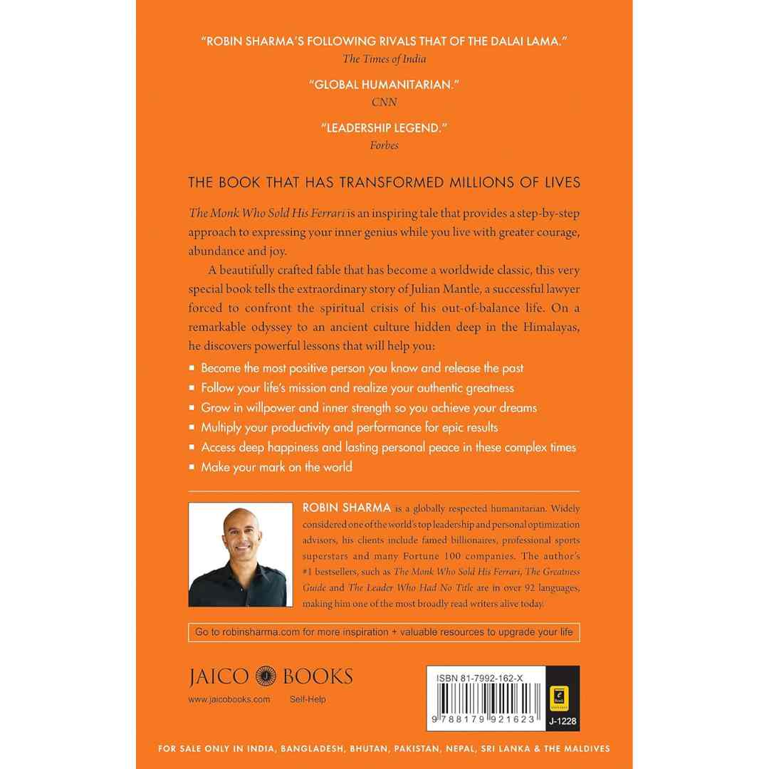 The Monk Who Sold His Ferrari by Robin Sharma - Brilliant Books