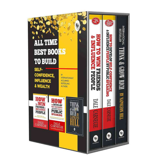 All Time Best Books To Build Self Confidence Influence and Wealth Box Set of 3 Books