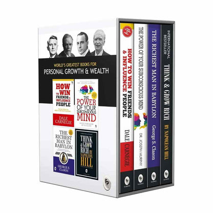 World's Greatest Book Pack for Personal Growth and Wealth (Set of 4 Books)