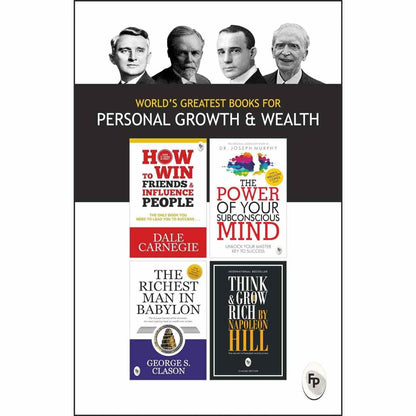 World's Greatest Book Pack for Personal Growth and Wealth (Set of 4 Books)