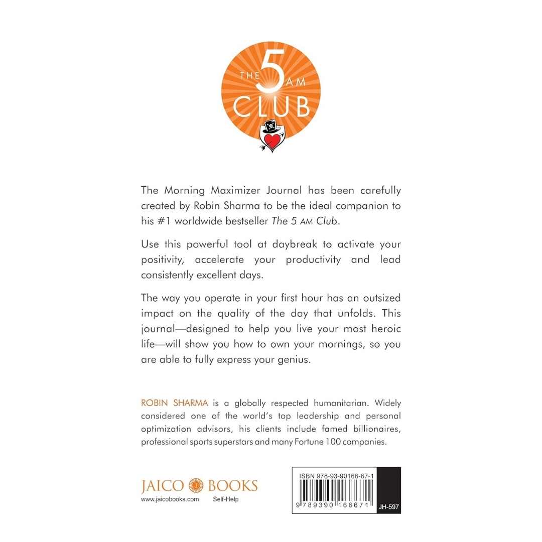 The 5 AM Club: Morning Maximizer Journal (Hardcover) by Robin Sharma