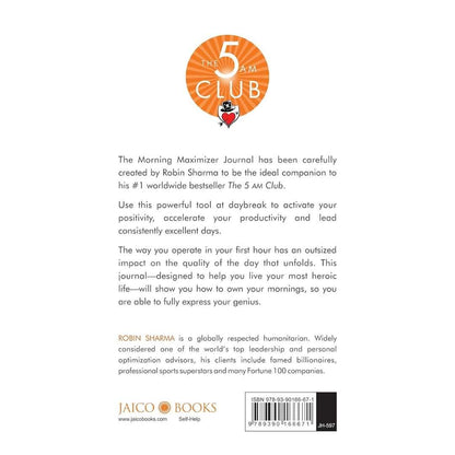 The 5 AM Club: Morning Maximizer Journal (Hardcover) by Robin Sharma